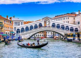 Quebra-Cabeça De Madeira Para Adultos 120 300 500 1000 Peças Paisagem Da Ponte Rialto De Veneza