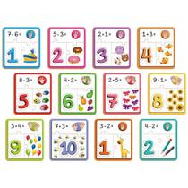 QUEBRA-CABEÇA de Madeira Primeiras Contas 47 Peças