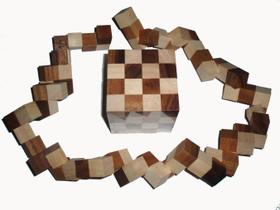 Quebra-Cabeça de Madeira Snake King 4x4x4 - Large Creative Crafthouse