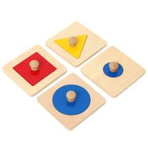 Quebra-cabeça de madeira Thoth Montessori First Shapes para criança Quebra-cabeça de madeira Thoth Montessori First Shapes para criança