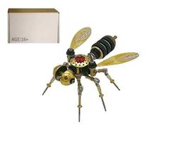 Quebra-cabeça de metal 3D LOCHE Bee Steampunk Mechanical Model 90 unidades