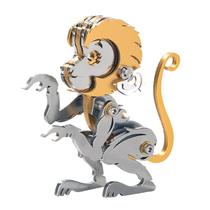 Quebra-cabeça de metal 3D MENAIMPK Monkey para adultos e adolescentes Quebra-cabeça de metal 3D MENAIMPK Monkey para adultos e adolescentes