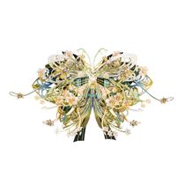 Quebra-cabeça de metal 3D MU Flower and Butterfly C Cuiqiao Model Quebra-cabeça de metal 3D MU Flower and Butterfly C Cuiqiao Model