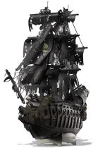 Quebra-cabeça de metal 3D Piececool Flying Dutchman Pirate Ship Model Quebra-cabeça de metal 3D Piececool Flying Dutchman Pirate Ship Model