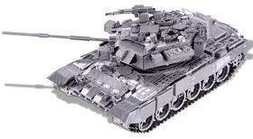 Quebra-cabeça de metal 3D Piececool Military Tank T-90A 150 unidades