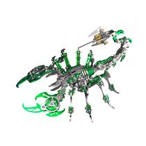 Quebra-cabeça de metal 3D Scorpion King Green Steel Warcraft Collection Quebra-cabeça de metal 3D Scorpion King Green Steel Warcraft Collection