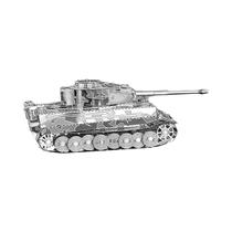 Quebra-Cabeça De Metal 3D Tanque Tigre DIY Modelo Cortado a Laser Brinquedo Para Crianças Quebra-Cabeça De Metal 3D Tanque Tigre DIY Modelo Cortado a Laser Brinquedo Para Crianças