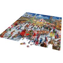 Quebra-cabeça de Natal 1000 peças Natal adulto quebra-cabeça avançado Espessura de presente de Natal 2mm