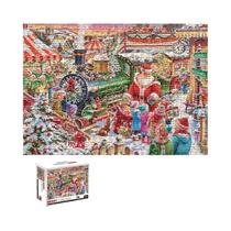 Quebra-Cabeça De Natal Grande 70cmX50cm Com 1000 Peças Para Adultos, Brinquedo Educativo E Presente Quebra-Cabeça De Natal Grande 70cmX50cm Com 1000 Peças Para Adultos, Brinquedo Educativo E Presente