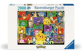 Quebra-cabeça de Pokémon luminoso Ravensburger de 2000 peças 98x75 cm Quebra-cabeça de Pokémon luminoso Ravensburger de 2000 peças 98x75 cm