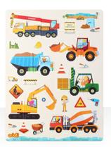 Quebra Cabeça De Veículos Magnético