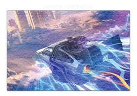 Quebra Cabeça De Volta Para O Futuro Delorean 48 Peças