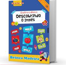 Quebra Cabeça Descobrindo o Inglês - Bate Bumbo Quebra Cabeça Descobrindo o Inglês - Bate Bumbo