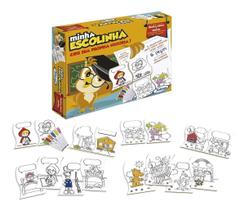 Quebra Cabeça Didático Histórias 16 Peças P/ Colorir