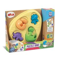 Quebra-Cabeça Didático Puzzle Dino 11 peças +12 meses Elka - 1238 Quebra-Cabeça Didático Puzzle Dino 11 peças +12 meses Elka - 1238