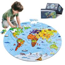 Quebra-Cabeça DIGOBAY Mapa Mundi 70 Peças - Infantil (4 a 8 anos)