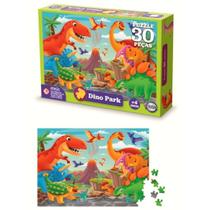 Quebra-Cabeça - Dino Park 30 Peças Quebra-Cabeça - Dino Park 30 Peças