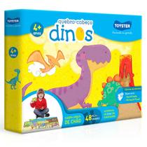 Quebra cabeca dinos grandao 48 pecas toyster Quebra cabeca dinos grandao 48 pecas toyster
