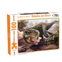 Quebra Cabeça Dinossauro Com 100 Peças Brinquedo Infantil