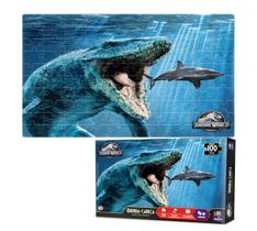 Quebra Cabeça Dinossauro Gigante Do Mar Mosassauro 100 Peças