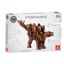 Quebra Cabeça Dinossauro Stegosaurus 3D Planet Adventure