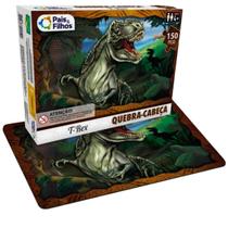 Quebra cabeca dinossauro t-rex 150 pcs