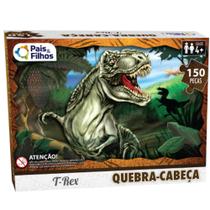 Quebra cabeca dinossauro t-rex 150 pcs - Pais Filhos (8143)