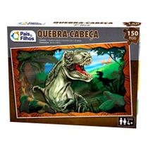Quebra Cabeça Dinossauro T Rex 150 Peças Pais & Filhos 2874