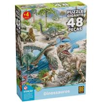 Quebra Cabeça Dinossauros 48 Pçs Gigantes 04277 - Grow