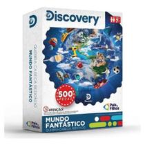 Quebra Cabeca Discovery Mundo Fantastico 500 Pecas Redondo - Pais e Filhos