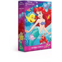 Quebra cabeça disney 60 pçs princesa ariel - toyster 2798 - TOYSTER BRINQUEDOS LTDA