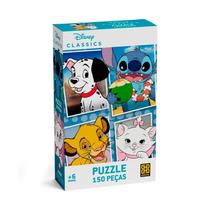 Quebra-cabeça Disney Classics 150 peças - Grow Quebra-cabeça Disney Classics 150 peças - Grow