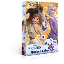 Quebra cabeça disney frozen 200 peças - toyster 8033 Quebra cabeça disney frozen 200 peças - toyster 8033