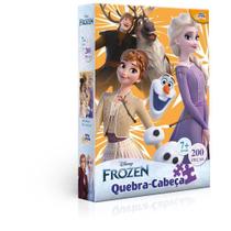 Quebra cabeça disney frozen 200 peças - toyster 8033
