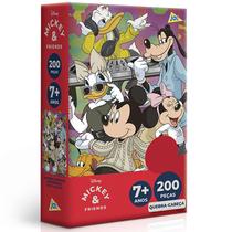 Quebra Cabeça Disney Mickey e Amigos 200 Peças 3335 - Toyster