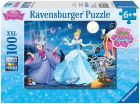 Quebra-Cabeça Disney Princesa Cinderela 100 Peças - Glitter - Ravensburger