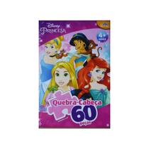 Quebra-cabeça Disney Princesas 60 peças Novo Papel - Toyster