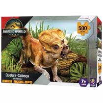 Quebra Cabeça Dolores Aquilops Dino Jurassic World 500 Peças