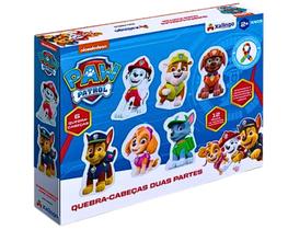 Quebra Cabeça Duas Partes Patrulha Canina 12 peças cachorro