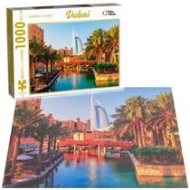 Quebra Cabeça Dubai Emirados Arabes Adulto Idoso 1000 Peças