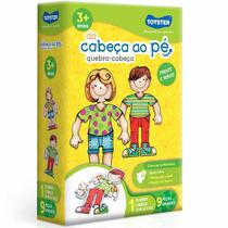 Quebra-cabeça dupla face Da Cabeça ao Pé 9 peças