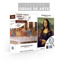 Quebra-Cabeça Duplo Leonardo da Vinci 1000/1500 Pças Toyster