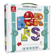 Quebra Cabeça Educativo Aprendendo o ABC Feito em Madeira
