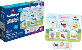 Quebra-Cabeça Educativo Aprendendo os Sentidos Steam 35 peças Xalingo Quebra-Cabeça Educativo Aprendendo os Sentidos Steam 35 peças Xalingo