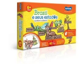quebra-cabeça educativo - Brasil e seus Estados - 82 peças