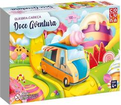 Quebra Cabeça Educativo Cartonado 100 Peças Doce Aventura Quebra Cabeça Educativo Cartonado 100 Peças Doce Aventura