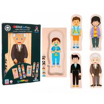Quebra-Cabeça Educativo Educa Play Com 24 Peças Para Entender O Ciclo Da Vida - Polibrinq