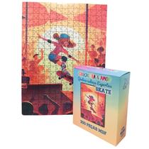 Quebra-Cabeça Educativo Esportes Skate Crianças 300 Peças Quebra-Cabeça Educativo Esportes Skate Crianças 300 Peças