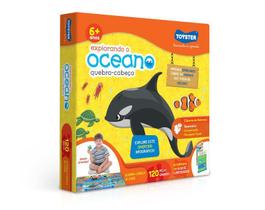 quebra-cabeça educativo - Explorando o Oceano - 120 peças
