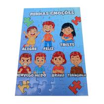 Quebra-Cabeça Educativo Minhas Emoções 60 Peças